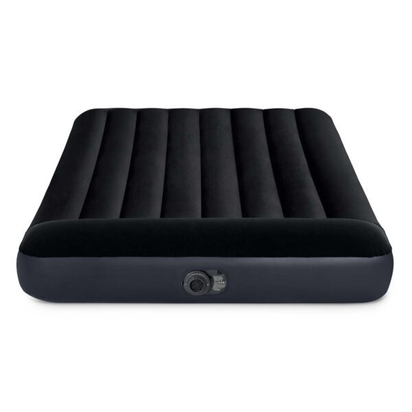 Pripučiamas čiužinys 191x137x25 cm su įmontuotu elektriniu siurbliu INTEX 64148