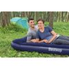 Pripučiamas čiužinys 191x137x28 cm su įmontuota kojine pompa Bestway 67225