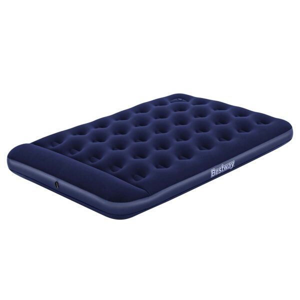 Pripučiamas čiužinys 191x137x28 cm su įmontuota kojine pompa Bestway 67225