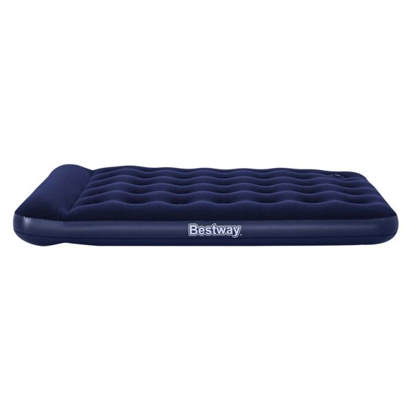 Pripučiamas čiužinys 191x137x28 cm su įmontuota kojine pompa Bestway 67225