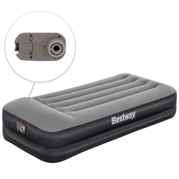 Pripučiamas čiužinys 191x97x46 cm su įmontuotu elektriniu siurbliu Bestway 67401