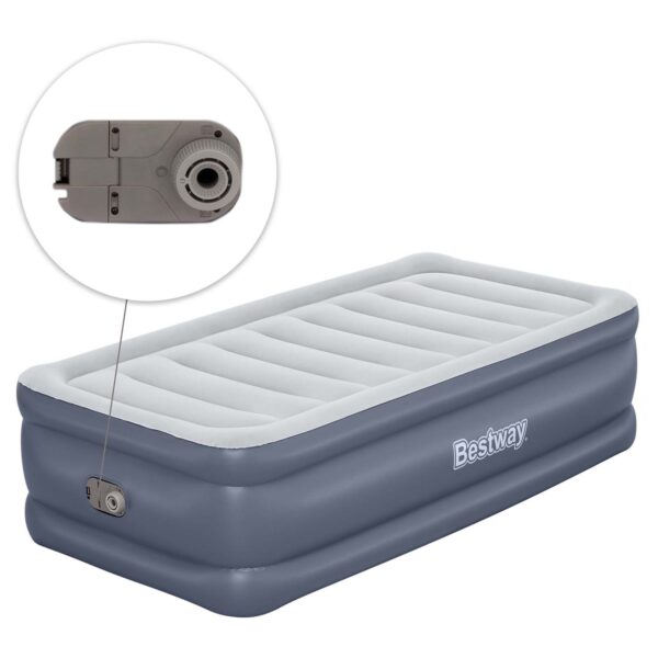 Pripučiamas čiužinys 191x97x51 cm su įmontuotu elektriniu siurbliu Bestway 6713G
