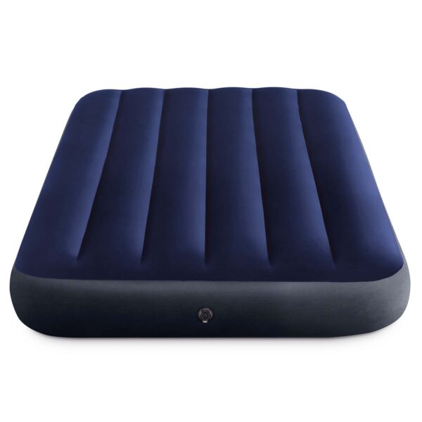 Pripučiamas čiužinys 191x99x25 cm su stūmokliniu pompa INTEX 64757
