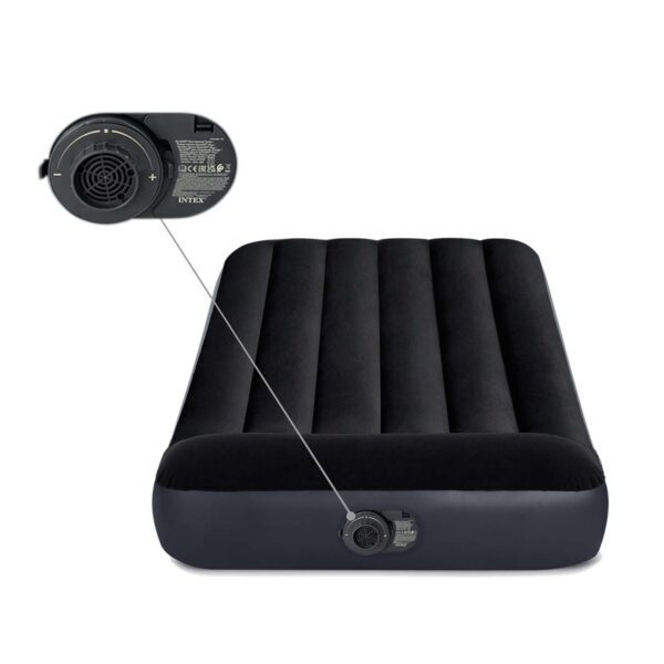 Pripučiamas čiužinys 191x99x25 cm su įmontuotu elektriniu siurbliu INTEX 64146ND