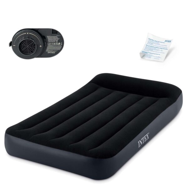 Pripučiamas čiužinys 191x99x25 cm su įmontuotu elektriniu siurbliu INTEX 64146ND