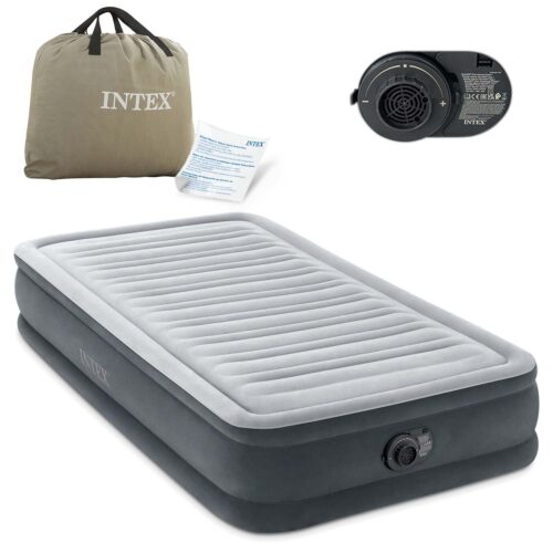 Pripučiamas čiužinys 191x99x33 cm su įmontuotu elektriniu siurbliu INTEX 67766ND