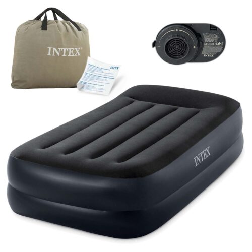 Pripučiamas čiužinys 191x99x42 cm su įmontuotu elektriniu siurbliu INTEX 64122ND