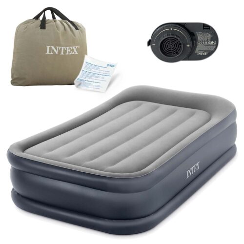 Pripučiamas čiužinys 191x99x42 cm su įmontuotu elektriniu siurbliu INTEX 64132ND