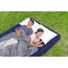 Pripučiamas čiužinys 203x152x22 cm su stūmokliniu pompa Bestway 67003