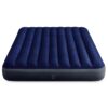 Pripučiamas čiužinys 203x152x25 cm su stūmokliniu pompa INTEX 64765