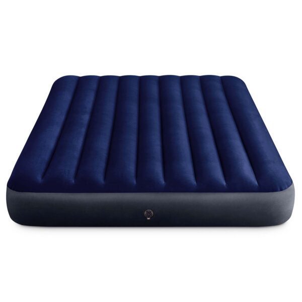 Pripučiamas čiužinys 203x152x25 cm su stūmokliniu pompa INTEX 64765