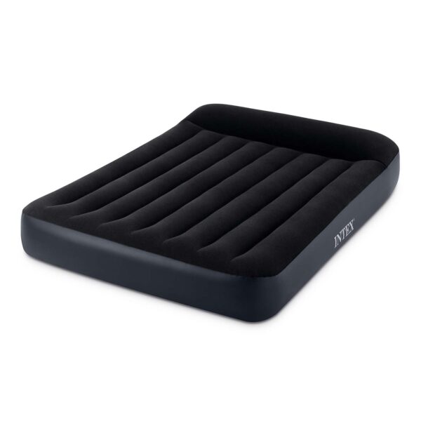 Pripučiamas čiužinys 203x152x25 cm su įmontuotu elektriniu siurbliu INTEX 64150