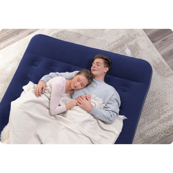Pripučiamas čiužinys 203x152x28 cm su įmontuota kojine pompa Bestway 67226