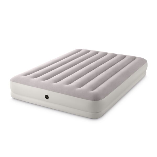 Pripučiamas čiužinys 203x152x30 cm su elektriniu pompa INTEX 64179