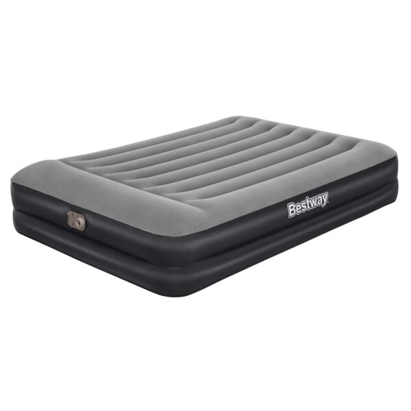 Pripučiamas čiužinys 203x152x46 cm su įmontuotu elektriniu siurbliu Bestway 67403
