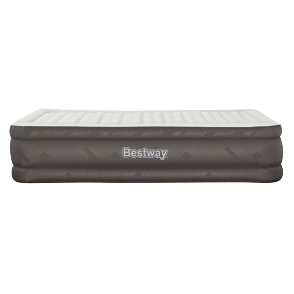 Pripučiamas čiužinys 203x152x46 cm su įmontuotu elektriniu siurbliu Bestway 69050
