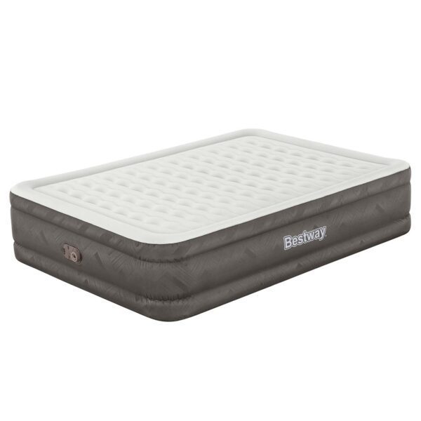 Pripučiamas čiužinys 203x152x46 cm su įmontuotu elektriniu siurbliu Bestway 69050