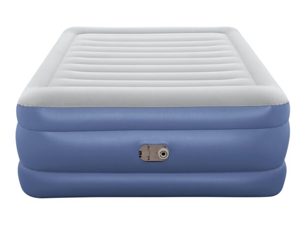 Pripučiamas čiužinys 203x152x61 cm su įmontuotu elektriniu siurbliu Bestway 67690