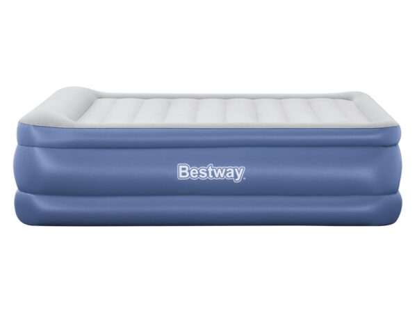 Pripučiamas čiužinys 203x152x61 cm su įmontuotu elektriniu siurbliu Bestway 67690