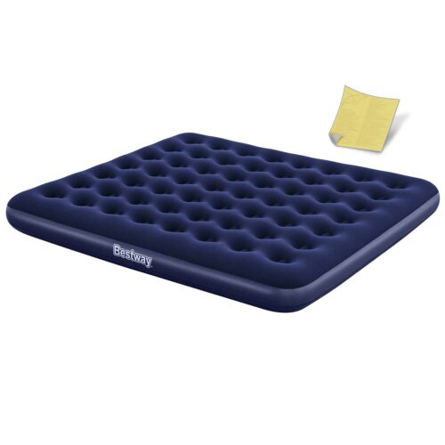 Materac dmuchany 203x183x22 cm dwuosobowy Bestway 67004 Pripučiamas čiužinys 203x183x22 cm dvigubas Bestway 67004