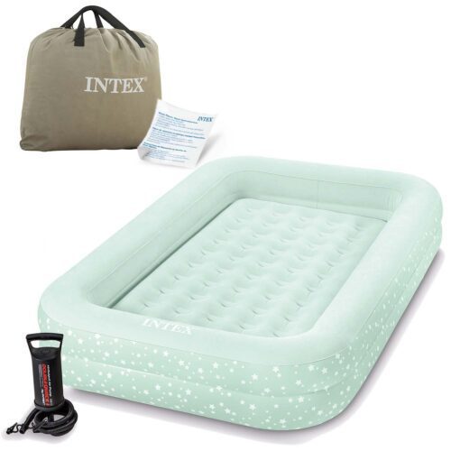 Materac dmuchany dla dzieci 168x107x25 cm INTEX 66810 Pripučiamas čiužinys vaikams 168x107x25 cm INTEX 66810