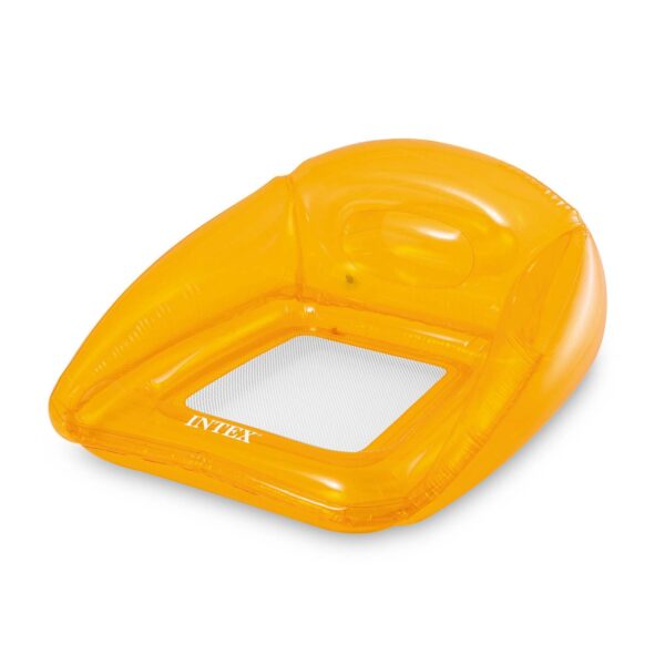 Oranžinis INTEX 56802 plaukimo kėdės čiužinys