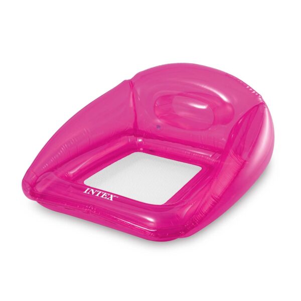 INTEX 56802 rožinis plaukimo kėdės čiužinys