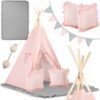NK-406 Nukido tipi palapinė vaikams - šviesiai rožinė