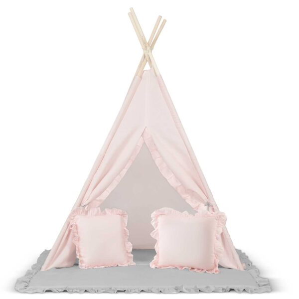 NK-406 Nukido tipi palapinė vaikams - šviesiai rožinė