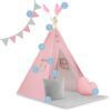 NK-406 Nukido tipi palapinė vaikams - rožinė
