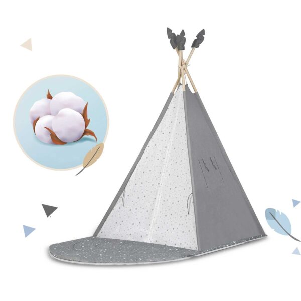 NK-406 Nukido tipi palapinė vaikams - pilka