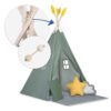 NK-406 Nukido tipi palapinė vaikams - žalia