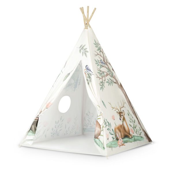 Nukido tipi palapinė vaikams - smėlio spalvos