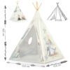 Nukido tipi palapinė vaikams – dinozaurai