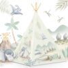 Nukido tipi palapinė vaikams – dinozaurai