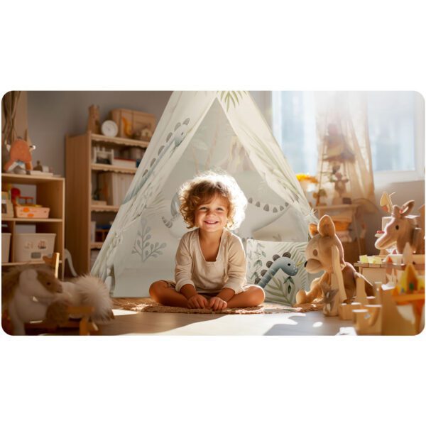 Nukido tipi palapinė vaikams – dinozaurai