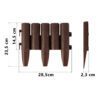 Plono sodo apvadas 220 cm PL-961 rudas