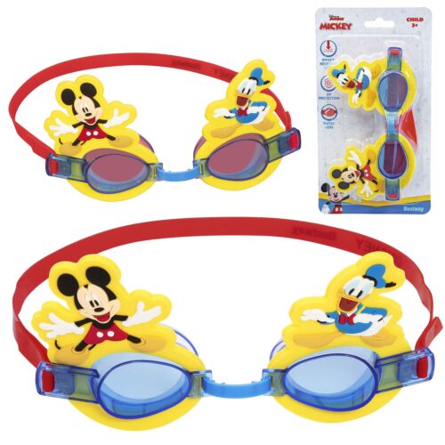 Vaikiški plaukimo akiniai „Mickey Bestway 9102S“