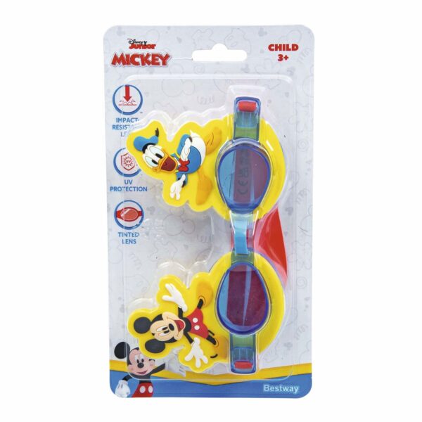 Vaikiški plaukimo akiniai „Mickey Bestway 9102S“