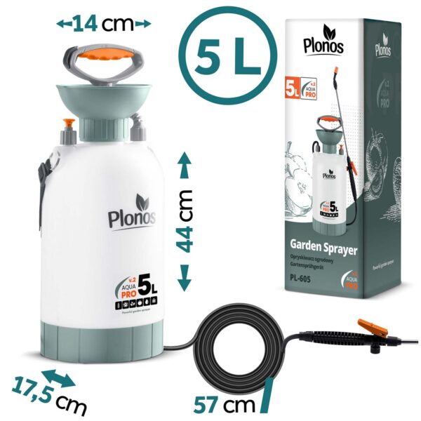 5 l „Plonos PL-605“ rankinis slėginis purkštuvas