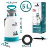 5 l „Plonos PL-605“ rankinis slėginis purkštuvas