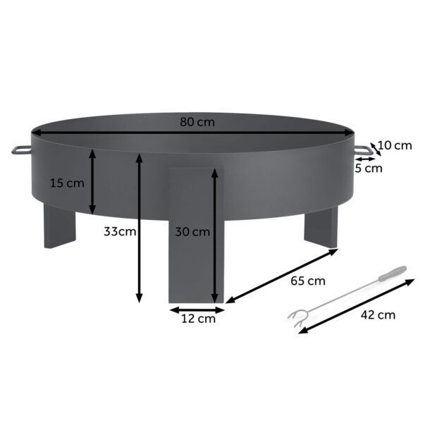 Sodo laužavietė 80 cm Berdsen BD-883