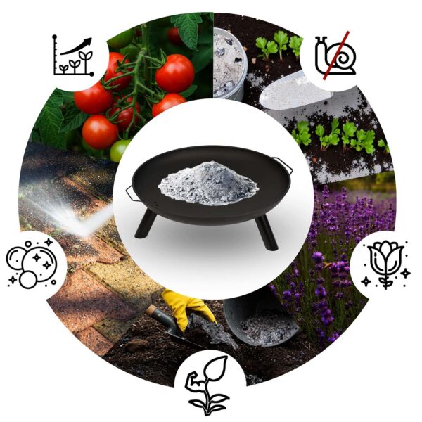 Sodo laužavietė su grotelėmis 60 cm Berdsen BD-881