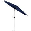 Sulankstomas sodo skėtis, 6 dalių, 300 cm, su uždanga, Plonos PL-884