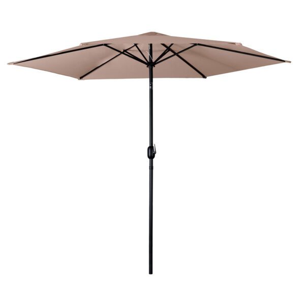 Sulankstomas sodo skėtis, 6 dalių, 300 cm, su uždanga, Plonos PL-884