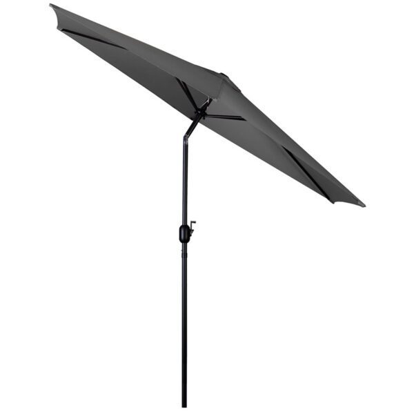 Sulankstomas sodo skėtis, 6 dalių, 300 cm, su uždanga, Plonos PL-884
