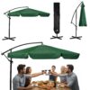 Parasol ogrodowy składany 6 segmentowy 350 cm z pokrowcem Plonos PL-880 Sulankstomas sodo skėtis, 6 dalių, 350 cm, su uždanga, „Plonos PL-880“