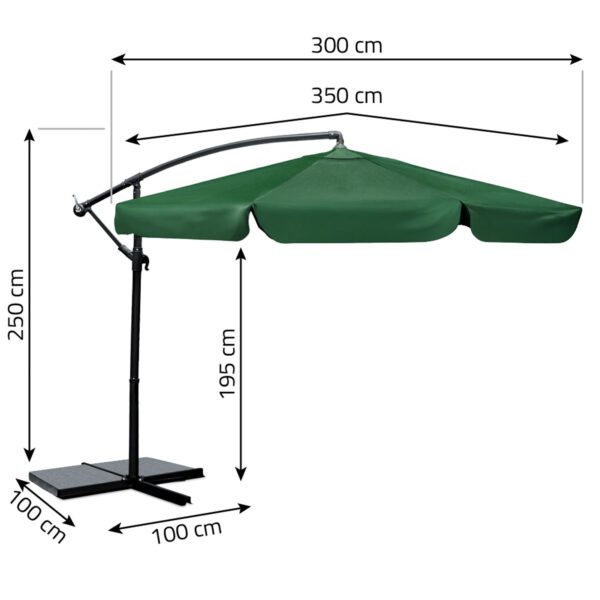 Parasol-ogrodowy-skladany-8-segmentowy-350-cm-z-pokrowcem-Plonos-PL-881-Ogrod-gt-Parasole-ogrodowe-2 Sulankstomas sodo skėtis, 8 segmentų, 350 cm, su uždanga, „Plonos PL-881“