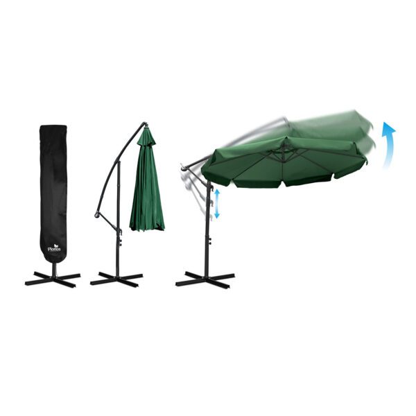 Parasol-ogrodowy-skladany-8-segmentowy-350-cm-z-pokrowcem-Plonos-PL-881-Ogrod-gt-Parasole-ogrodowe-5 Sulankstomas sodo skėtis, 8 segmentų, 350 cm, su uždanga, „Plonos PL-881“
