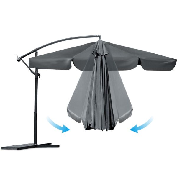 Parasol-ogrodowy-skladany-8-segmentowy-350-cm-z-pokrowcem-Plonos-PL-881-Ogrod-gt-Parasole-ogrodowe-5 Sulankstomas sodo skėtis, 8 segmentų, 350 cm, su uždanga, „Plonos PL-881“